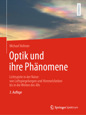 cover image of Optik und ihre Phänomene